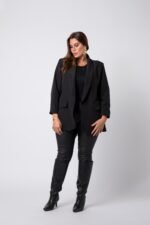 Blazer grande taille Noir Détroit - 1