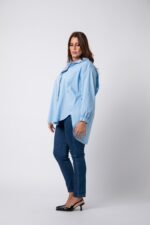 Chemise coton asymétrique - JULIA – Image 2