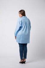 Chemise coton asymétrique - JULIA – Image 3