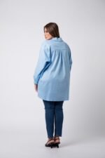 Chemise coton asymétrique - JULIA – Image 3