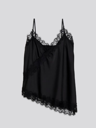 Débardeur grande taille Noir Dania - 1