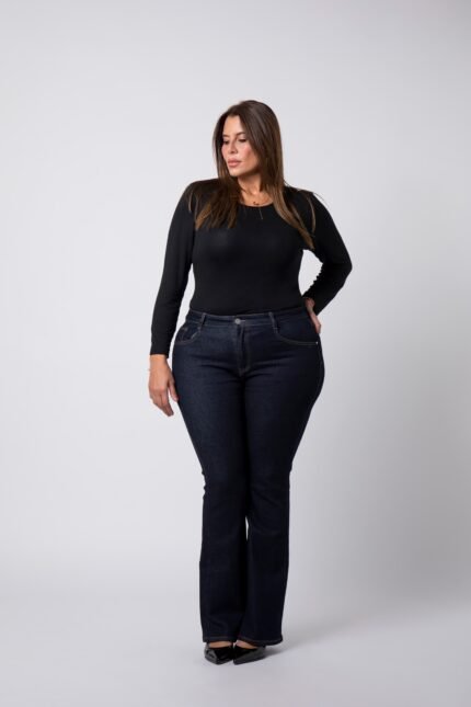 T-shirt sous-pull col rond seconde peau - Pauline