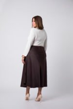 Jupe grande taille Choco Sia-3