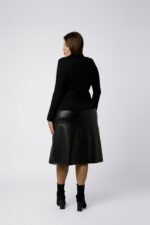 Sous pull col roulé noir Amandine