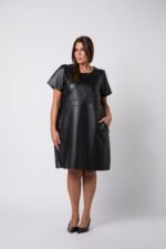Robe simili cuir - Sania