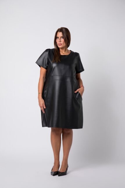 Robe simili cuir - Sania