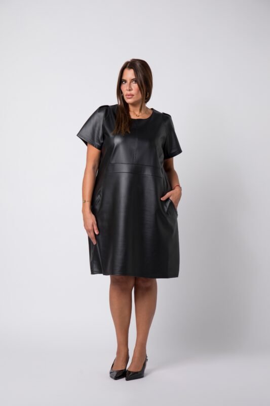 Robe simili cuir - Sania