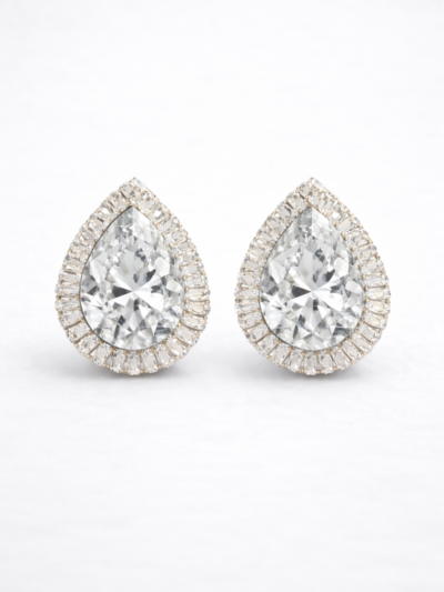 Boucles d'oreilles Gaëlle blanches