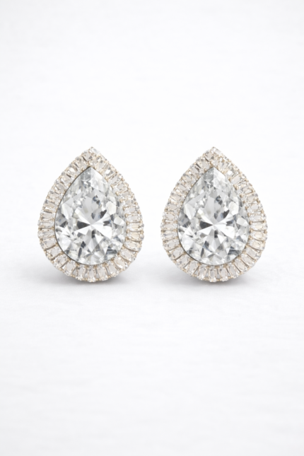 Boucles d'oreilles Gaëlle blanches