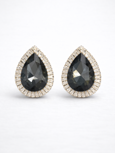Boucles d'oreilles Gaëlle noires