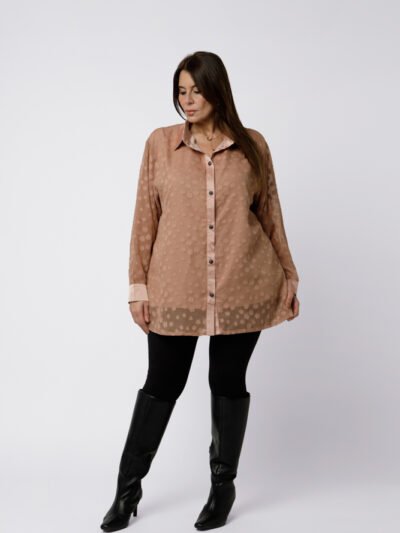Chemise vieux rose - VALENTINE