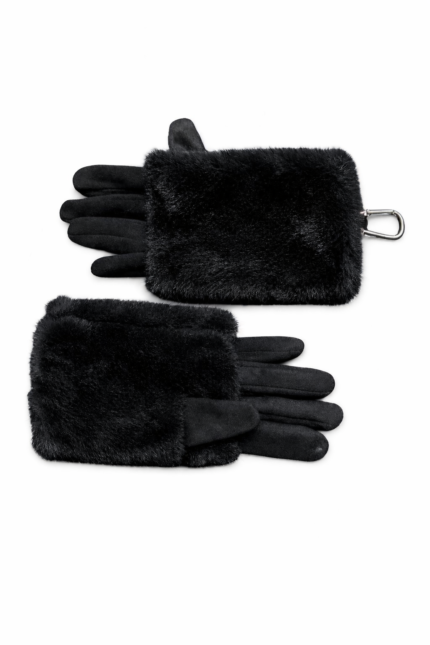 Gants Gabana noir face