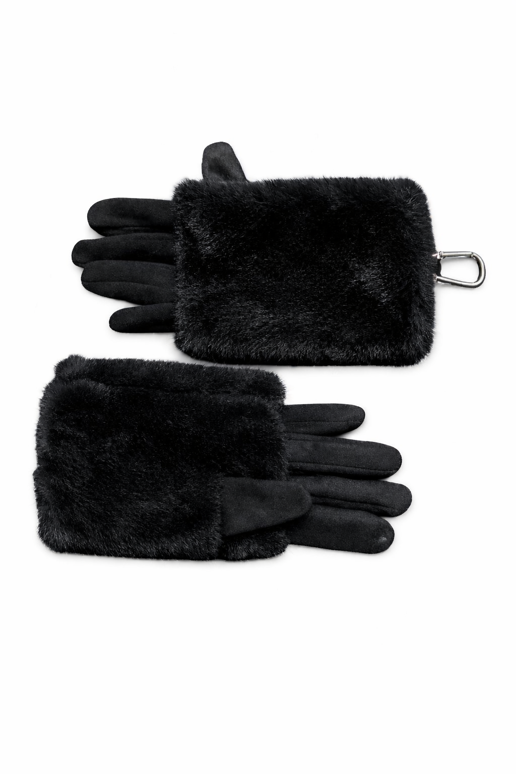 Gants Gabana noir face Gants Gabana noir face