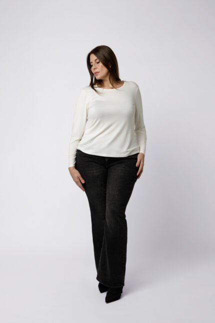 Sous pull col rond blanc