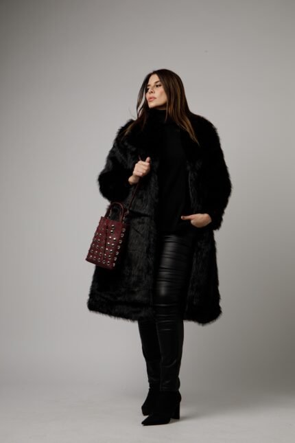 Manteau Tina et Sac en cuir Claudia 1