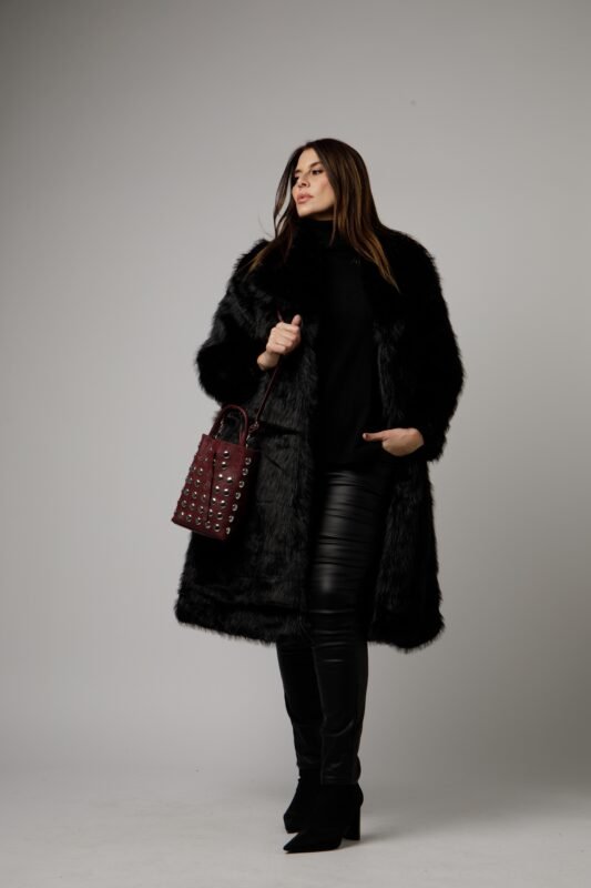 Manteau Tina et Sac en cuir Claudia 1