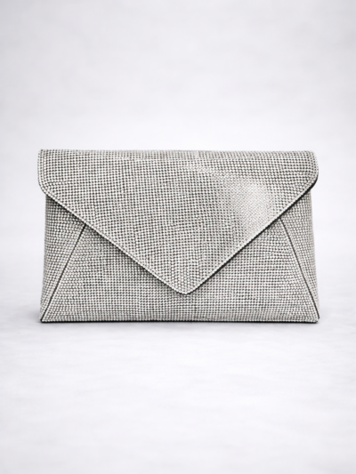 Pochette argentée Aline