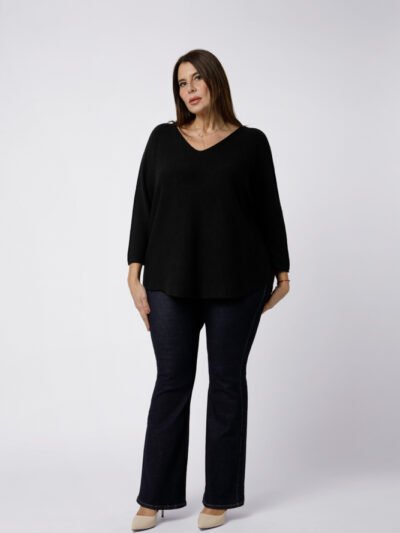 Pull elegant Noir MAELYS
