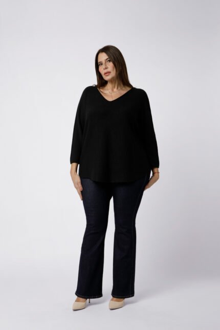 Pull elegant Noir MAELYS