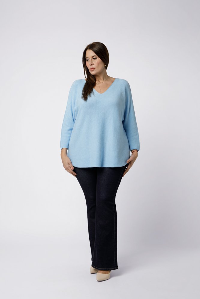 Pull-élégant-bleu-ciel-MAELYS-1 Pull élégant - MAELYS – Image 1