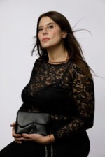 Sac pochette noir SHADEN