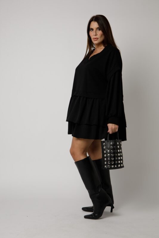 Sweat Shirley et Sac en cuir Claudia 2