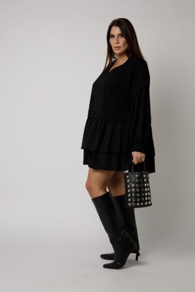 Sweat Shirley et Sac en cuir Claudia 2