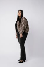 bombers grande taille Léopard GRAZIELLA