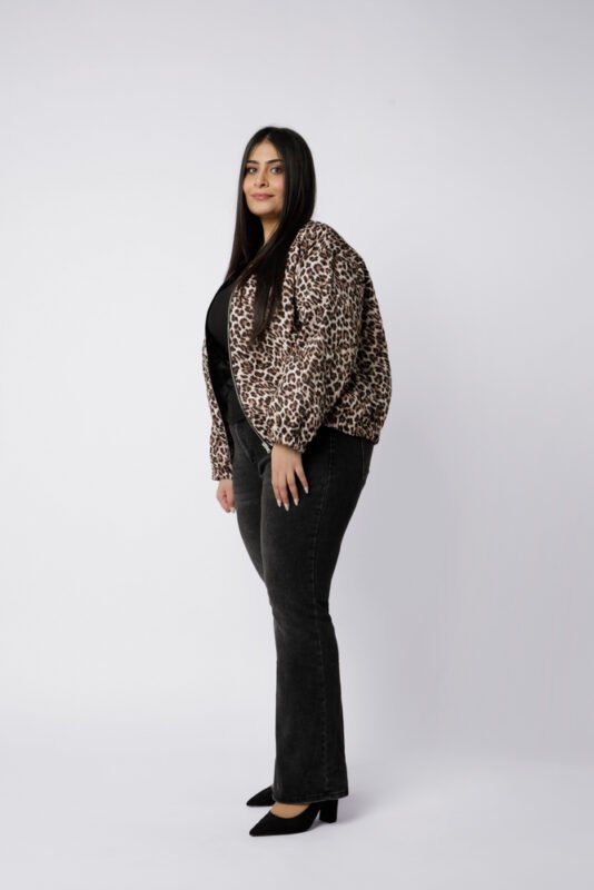 bombers grande taille Léopard GRAZIELLA