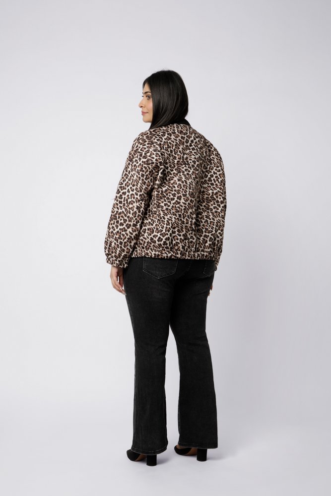 bombers grande taille Léopard GRAZIELLA