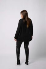 Blouse à lavallière bijou- ALEXIA – Image 3
