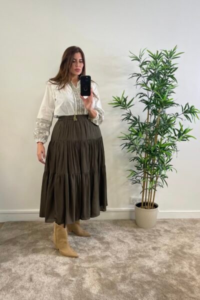 blouse brodée