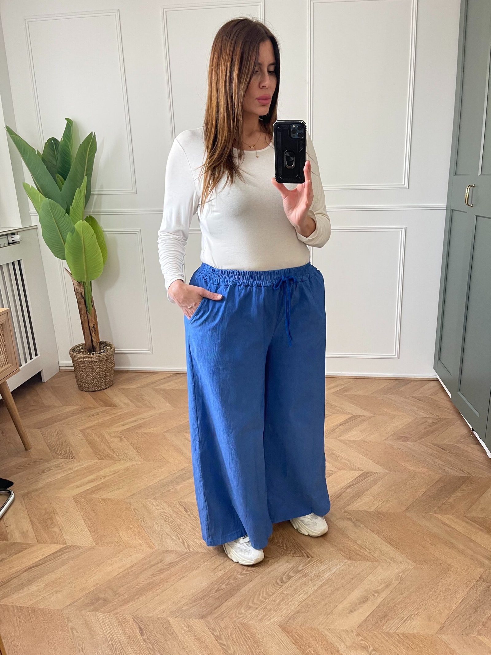 IMG_8114 Pantalon coton jean bleu - NOEMIE – Image 1