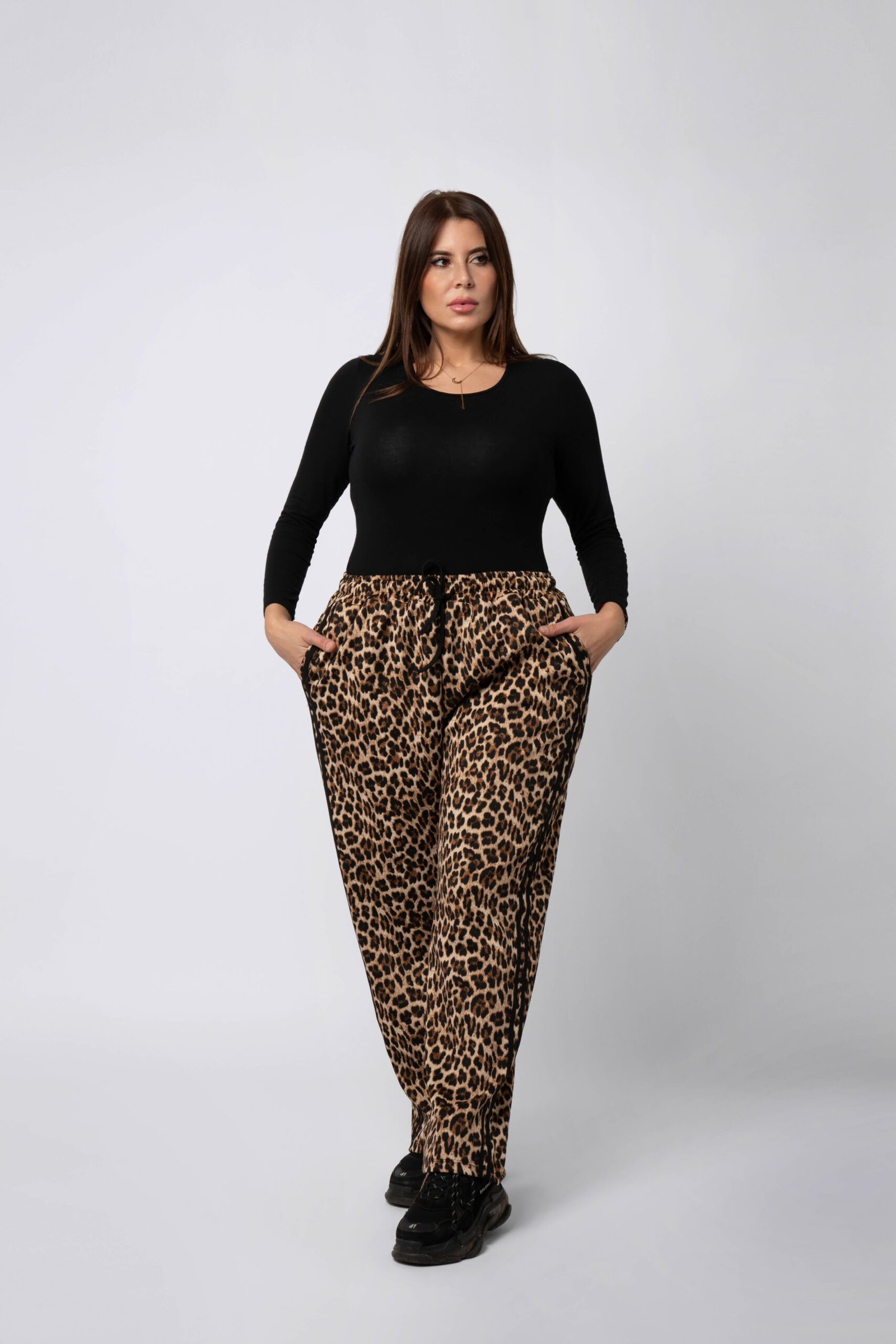 Jogging Vanessa face Bas de jogging leopard - VANESSA – Image 1