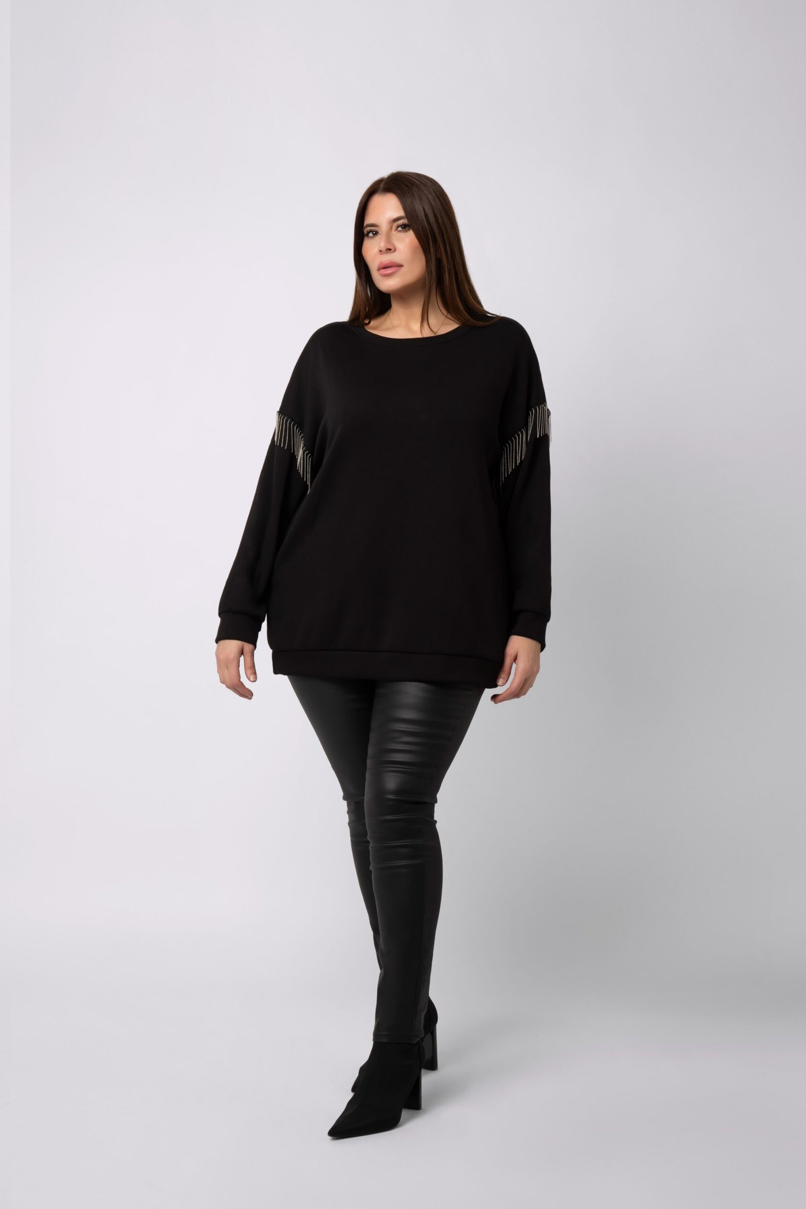 Sweat Eloise Face Rachael Miles Sweat franges perlées - ELOISE – Image 1