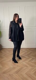 Veste sans manche à capuche - CAPUCINE – Image 2