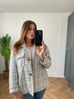 Veste tweed col à revers - APOLINE – Image 4