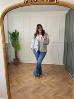 Veste tweed col à revers - APOLINE – Image 3