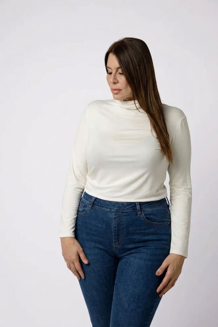 jegging + sous-pull col roulé