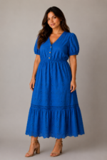 Robe coton broderie - CARMEN – Image 4