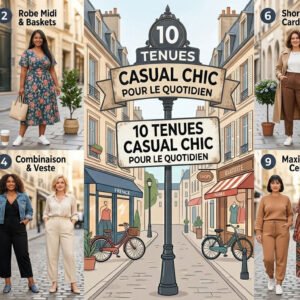 tenues casual chic grande taille