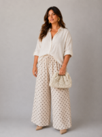 Sac brodé style pochette - AGATHE – Image 2
