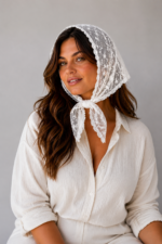 FOULARD BANDANA DENTELLE - NINA – Image 2