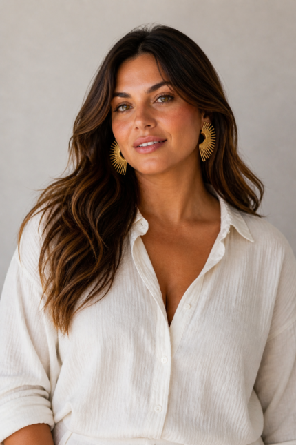 Boucles Soleil acier inoxydable
