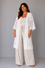 GILET KIMONO DENTELLE - IBIZA – Image 3