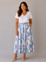 Jupe fluide Bohème Chic  - MYKONOS – Image 4