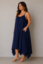 Robe longue à bretelles réglables- AMALFI – Image 3