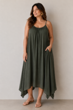 Robe longue à bretelles réglables- AMALFI