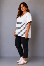 T-shirt à rayures - RIVIERA – Image 2
