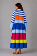 Robe multicouleurs GIULIANA - dos